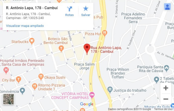 Localização para Assessoria de Eventos, Cerimoniais, Casamentos e Formaturas em Campinas e Região