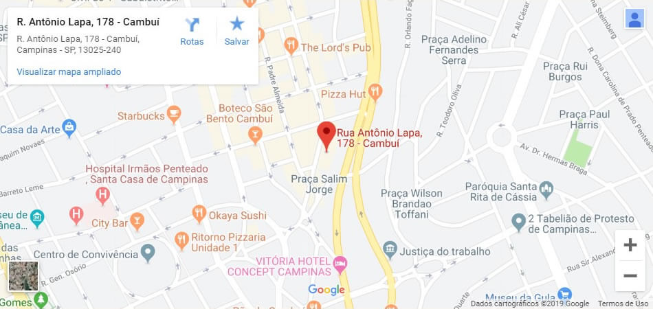 Localização para Assessoria de Eventos, Cerimoniais, Casamentos e Formaturas em Campinas e Região